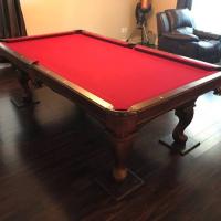 8ft OlHausen Pool Table Like New