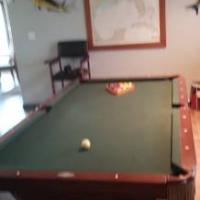 Brunswick 8' Slate Pool Table For Sale